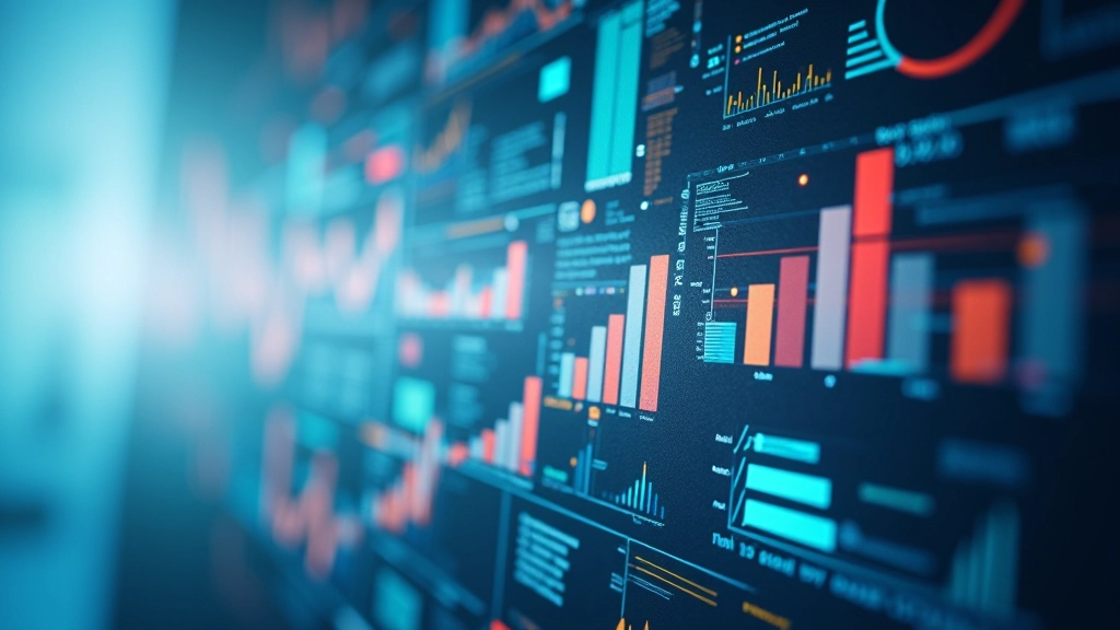Composizione di diverse infografiche animate sovrapposte con transizioni e effetti di movimento